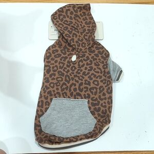 Grayson Pup Brand New Leopard Dog Hoodie
